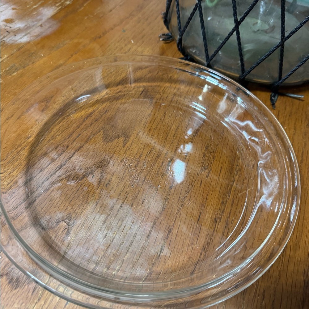 Pyrex Transparent Glass Pie Plate